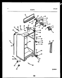CABINET PARTS Diagram and Parts List for RT21F7WX3A  Gibson Refrigerator