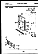 CABINET PARTS Diagram and Parts List for TFU14M5AW3  Tappan Freezer