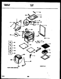 BODY PARTS Diagram and Parts List for 30-4952-00-01  Tappan Range