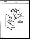 BURNER PARTS Diagram and Parts List for 30-2241-23-04  Tappan Range