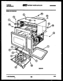 WRAPPER AND BODY PARTS Diagram and Parts List for 56-1030-10-01  Tappan Microwave