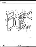 Part Location Diagram of 215484101 Frigidaire PANEL-INNER DOOR