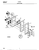 CONTROL PANEL Diagram and Parts List for TEO353SCWA  Tappan Range