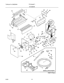 ICE MAKER Diagram and Parts List for FPHS2399KF1  Frigidaire Refrigerator