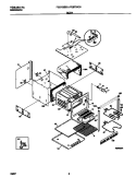 BODY Diagram and Parts List for FEB702BBBC  Frigidaire Wall Oven