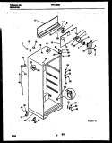 CABINET PARTS Diagram and Parts List for PRT193MCH4  Frigidaire Refrigerator