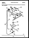 BURNER, MANIFOLD AND GAS CONTROL Diagram and Parts List for CG300SP2Y1  Frigidaire Range