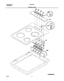 Part Location Diagram of 318196634 Frigidaire Burner Knob