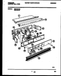 CONTROL PANEL Diagram and Parts List for FEB702CAS1  Frigidaire Wall Oven