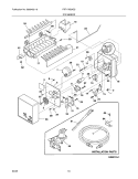 ICE MAKER Diagram and Parts List for FRT17IB3AZ5  Frigidaire Refrigerator