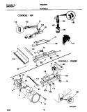 CONTROLS Diagram and Parts List for FRS26ZSHB4  Frigidaire Refrigerator