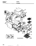 UPPER BODY Diagram and Parts List for FEB798CCSB  Frigidaire Wall Oven