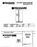 COVER Diagram and Parts List for F45WP22EW0  Frigidaire Refrigerator