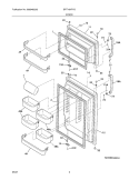 Part Location Diagram of 215503203 Frigidaire Screw