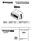 COVER Diagram and Parts List for GAB067W7B1  Gibson Air Conditioner
