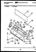 CONSOLE AND CONTROL PARTS Diagram and Parts List for LA444MXW1  Frigidaire Washer