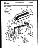 CHEST FREEZER PARTS Diagram and Parts List for FH16M3WXFH  Gibson Freezer
