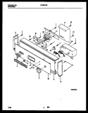 CONSOLE AND CONTROL PARTS Diagram and Parts List for FDR251RBR0  Frigidaire Dishwasher