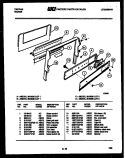 Part Location Diagram of 3016413 Frigidaire GLASS CONTROL
