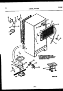 SYSTEM AND AUTOMATIC DEFROST PARTS Diagram and Parts List for ATL130WL0  Frigidaire Refrigerator