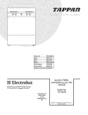 COVER Diagram and Parts List for TEF303BWD  Tappan Range
