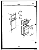 DOOR PARTS Diagram and Parts List for TSI206EN4D  Kelvinator Refrigerator