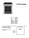 COVER Diagram and Parts List for EI30ES55JSA  Electrolux Range