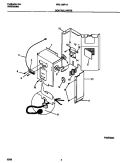 CONTROL PARTS Diagram and Parts List for WAL126P1A2  Frigidaire Air Conditioner