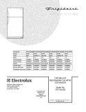 COVER Diagram and Parts List for FRT18IL6DQM  Frigidaire Refrigerator