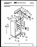CABINET PARTS Diagram and Parts List for RT174LCF1  Frigidaire Refrigerator