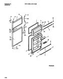 DOOR Diagram and Parts List for WRT17DZBW2  Frigidaire Refrigerator