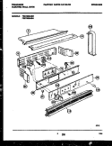 CONTROL PANEL Diagram and Parts List for FEB703BAB4  Frigidaire Wall Oven