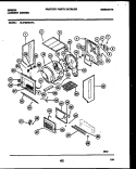 CABINET AND COMPONENT PARTS Diagram and Parts List for GL27M6WAFA  Gibson Washer Dryer Combo