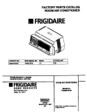 COVER Diagram and Parts List for FAB067W7B2  Frigidaire Air Conditioner