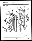 DOOR PARTS Diagram and Parts List for UFP19NL4  Frigidaire Freezer