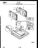 COMPRESSOR PARTS Diagram and Parts List for WAC053S7A4  Frigidaire Air Conditioner