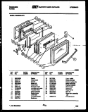 Part Location Diagram of 3206176 Frigidaire HANDLE OV DOOR