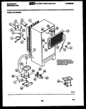SYSTEM AND AUTOMATIC DEFROST PARTS Diagram and Parts List for TAK180EN0V  Kelvinator Refrigerator