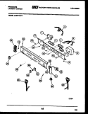 CONSOLE AND CONTROL PARTS Diagram and Parts List for LCG771LL1  Frigidaire Washer Dryer Combo
