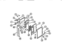 CONTROL PANEL Diagram and Parts List for REM638BDL5  Frigidaire Range
