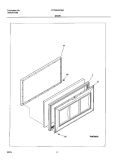 DOOR Diagram and Parts List for FFC05K2CW0  Frigidaire Freezer