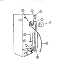 WIRING DIAGRAM Diagram and Parts List for 95-2487-00-01  Tappan Refrigerator