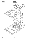 Part Location Diagram of 318016304 Frigidaire KNOB-SURFACE UNIT