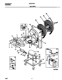 UNIT PARTS Diagram and Parts List for MDH30YW2  Frigidaire Dehumidifier