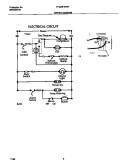 WIRING DIAGRAM Diagram and Parts List for FFU20F9HW1  Frigidaire Freezer