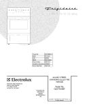 COVER Diagram and Parts List for GLEFM386FCA  Frigidaire Range