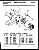 POWER CONTROL Diagram and Parts List for KM484KXM0  Frigidaire Microwave