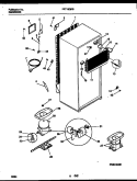 SYSTEM AND AUTOMATIC DEFROST PARTS Diagram and Parts List for FRT18QRBD1  Frigidaire Refrigerator