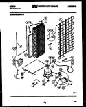 SYSTEM AND AUTOMATIC DEFROST PARTS Diagram and Parts List for RS22F8WV1A  Gibson Refrigerator