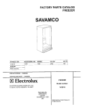 COVER Diagram and Parts List for VV2015  Frigidaire Freezer